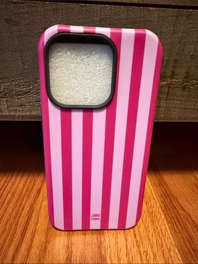 JIMO Corna Pink Stripe Protective Phone Case 14 Peo